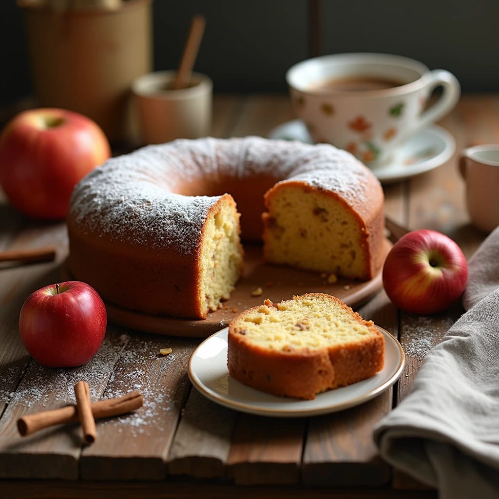Spiced Applesauce Cake