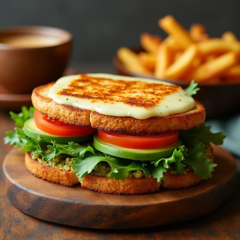 Halloumi breakfast sandwich
